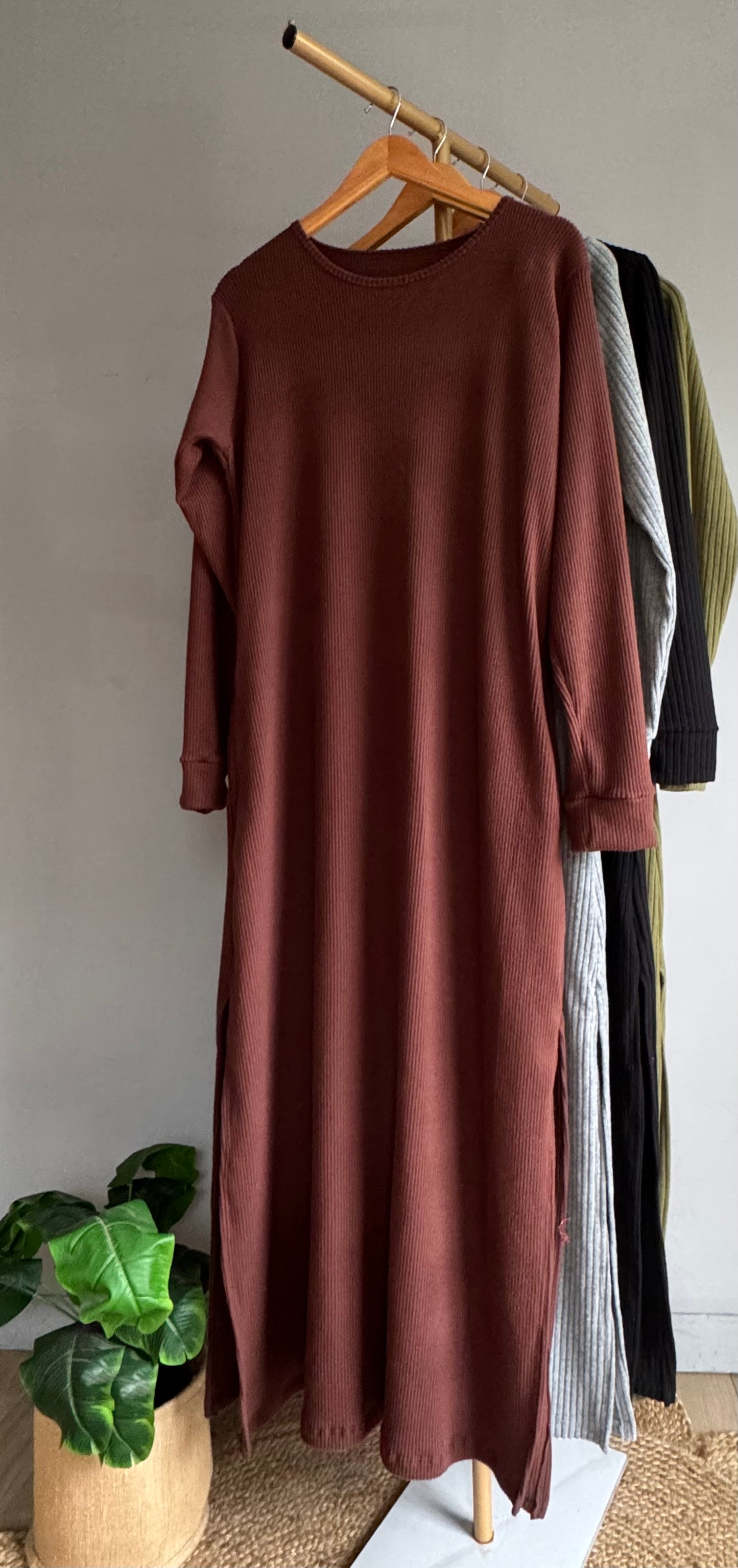 Vestido morley grueso