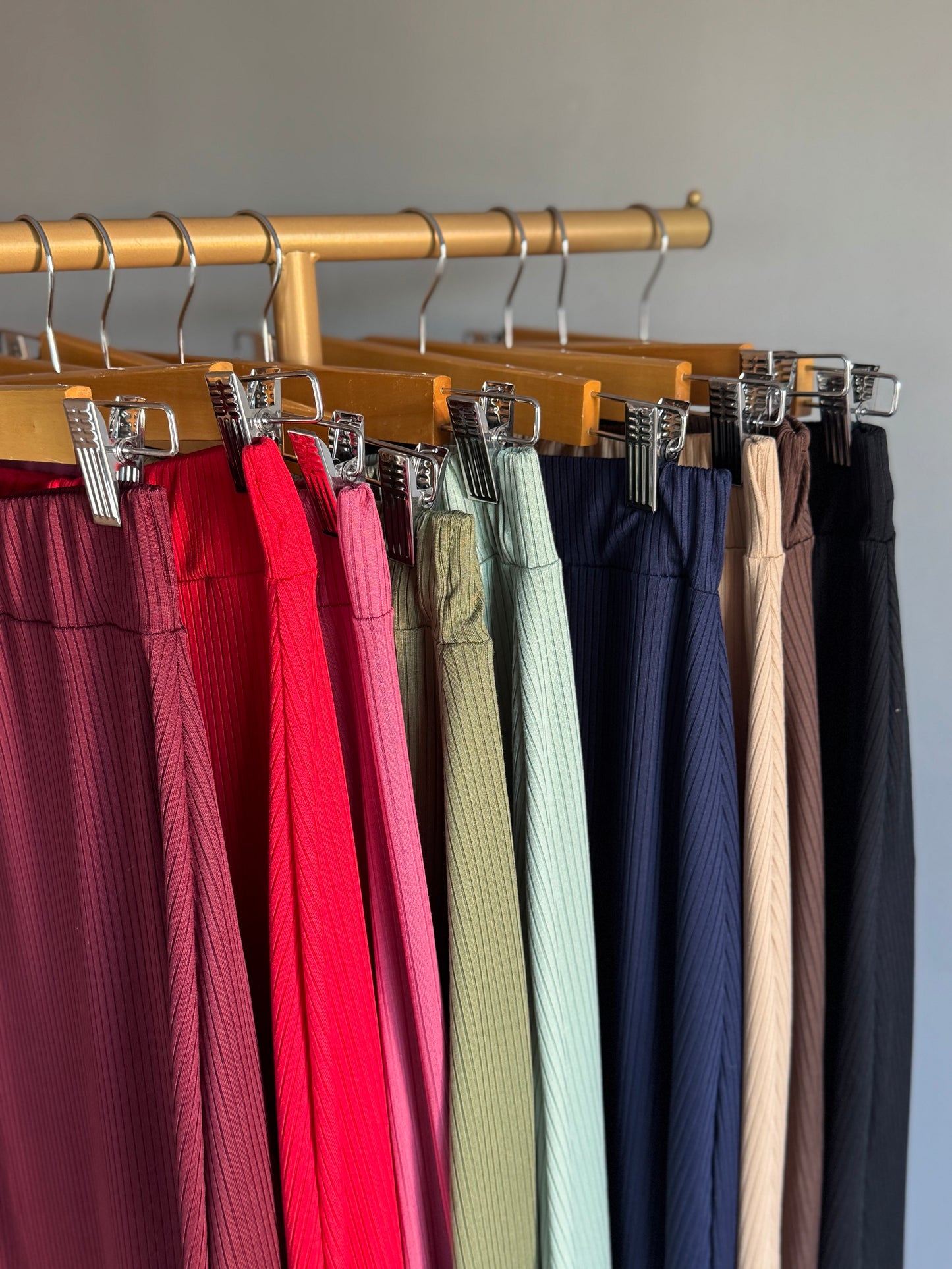 Pollera morley con tajo