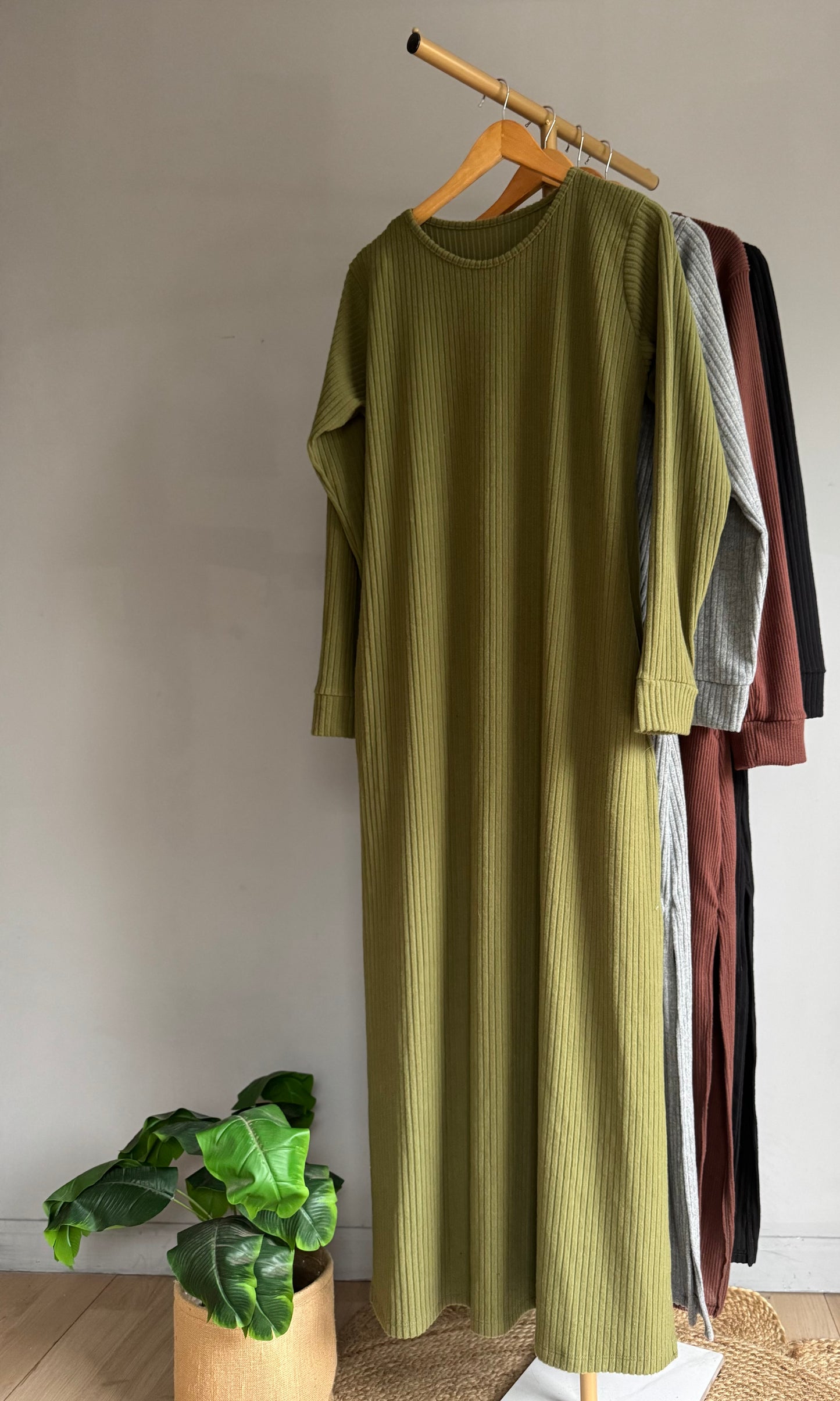 Vestido morley grueso