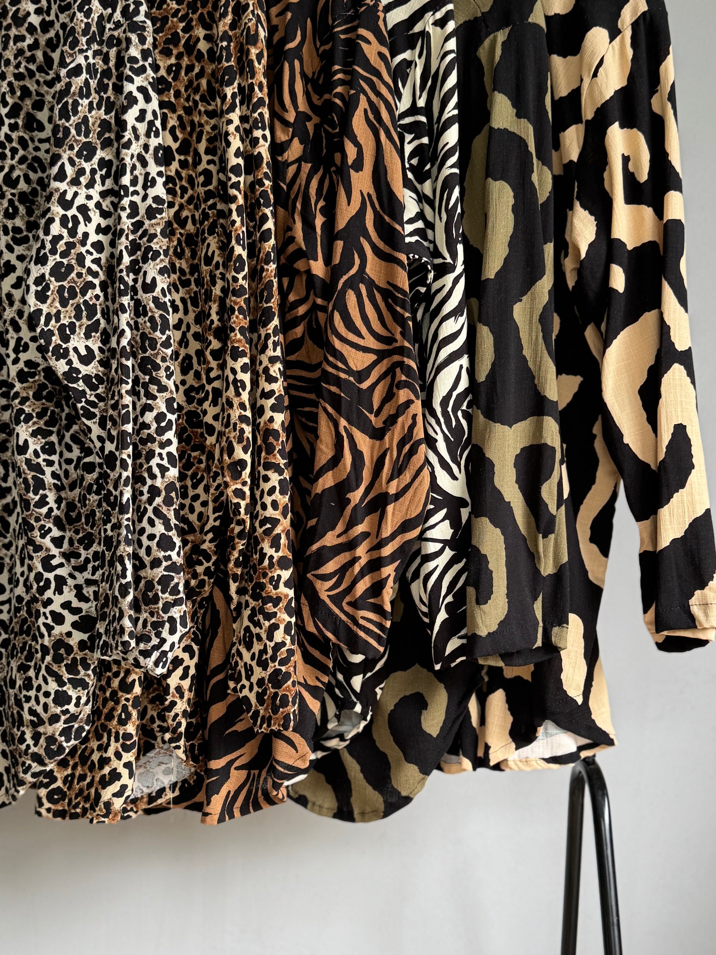 Camisa lino estampada