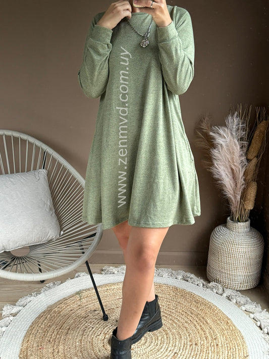 Vestido lanilla